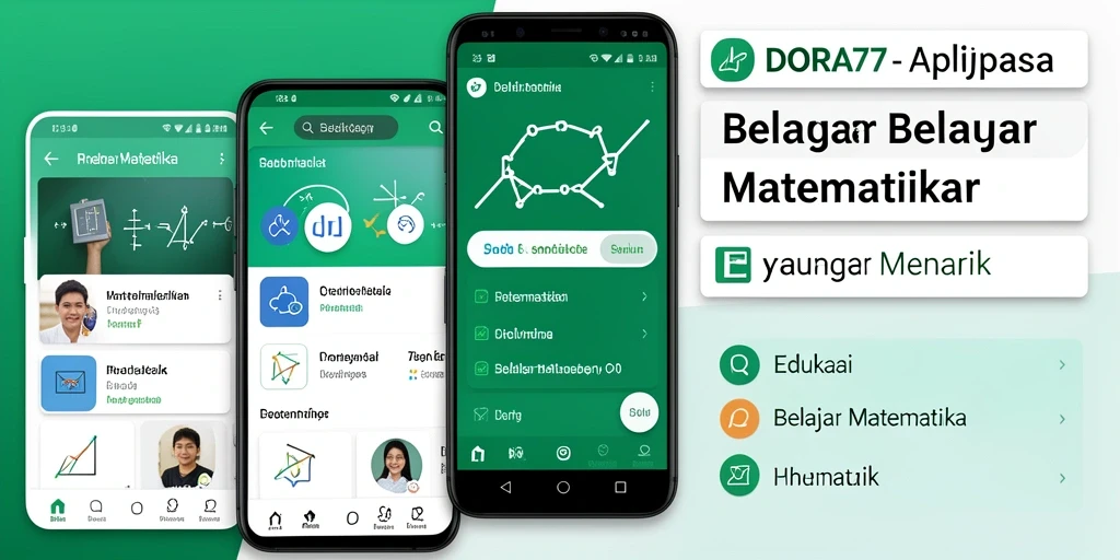 Tampilan antarmuka DORA77 yang interaktif dan edukatif.