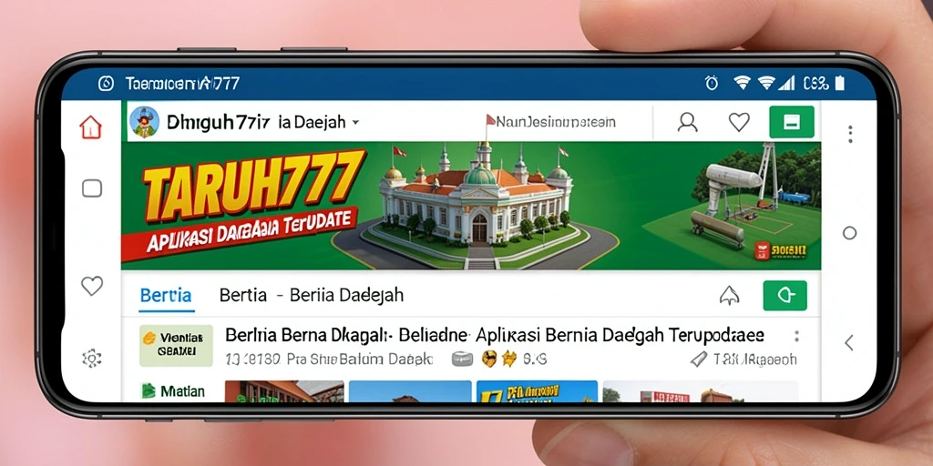 Tampilan antarmuka TARUH777 yang intuitif dan informatif.